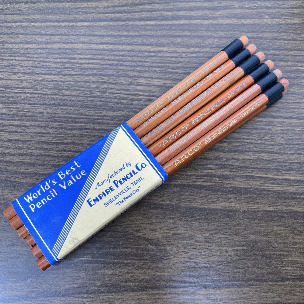 VTG 1 Dozen UNSHARPENED Empire Pencil Co 